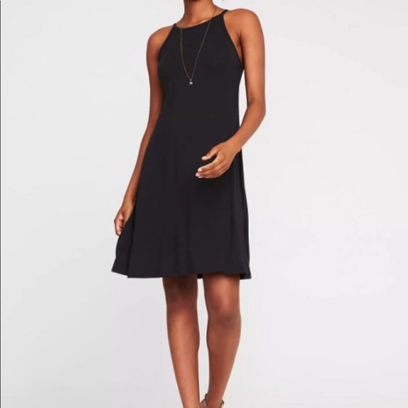 High Neck Swing Dress